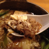 本格肉料理 丸小 - 牛なべ