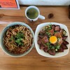 モヒカン食堂 - ロースト牛タン丼と素ラーメン