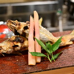 浅草 永見 - 鮎の塩焼き