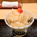 浅草 永見 - フルーツみつ豆のかき氷