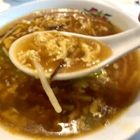 香港園 - 辣らくて旨い熱っつ熱の餡かけスープ