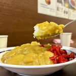 名物 万代そば - スプーン一杯の幸せ