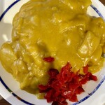 名物 万代そば - 普通盛りなのに、このボリューム