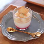 あひる菓子店 - 桃のヴェリーヌ + あひるサブレ☆