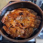 豚丼 大手門 - 「豚丼（バラ肉）＋ユッケジャンらーめん（小）」¥1,400