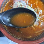 豚丼 大手門 - 「豚丼（バラ肉）＋ユッケジャンらーめん（小）」¥1,400