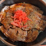 豚丼 大手門 - 「豚丼（バラ肉）＋ユッケジャンらーめん（小）」¥1,400