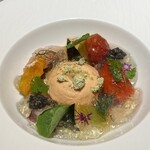 しまなみふれんち Murakami - トマトムース・タコ・イサキ・キャビア