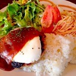 グッデイカフェ - ハンバーグランチ