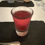 ラ・ブランシュ - 赤紫蘇のジュレ。