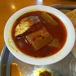 インディアン・レストラン　ロタ - サバとトウガンのカレー