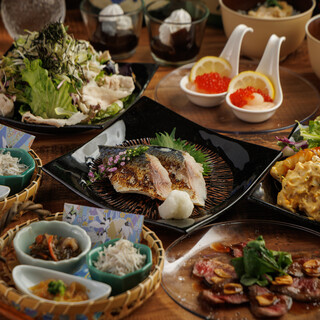 宴会にピッタリの飲み放題付コース3480円～！