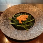 てっぱん料理味味亭 - ウニホーレン