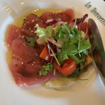 カフェ ラ トラヴィアータ - タコの彩り野菜マリネ