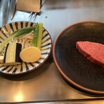 てっぱん料理味味亭 - 地元のお野菜と和牛ヒレ肉