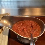 てっぱん料理味味亭 - 私の我儘でチリソースもリクエスト