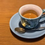 ピッツェリア トラットリア ダ オカピート - エスプレッソで〆