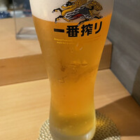 焼鳥 まこ - ・キリン一番搾り生(770円)×2
