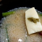 越後屋 - 豆腐　柚子胡椒入り