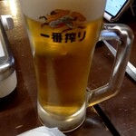 越後屋 - 生ビール　キリン一番搾り　中