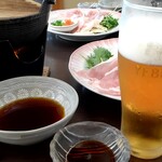 くつろぎ割烹・志幡 山居町店 - とりあえず生ビール！