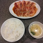 焼肉レストラン ひがしやま - 【ランチ】Wカルビランチ：１０９８円（税込）