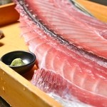 まぐろの家 心 - マグロの中おち（骨）