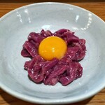 千ふく - 見島牛たんつらユッケ