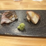 鮨 佐とう - カマス　水蛸　炙りが美味しくいただきました
