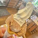 鈴ひろ庵 - モンブランソフト