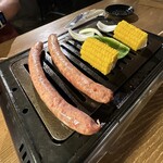 HEY MEAT - 牛タンソーセージ& 焼き野菜盛り合わせ