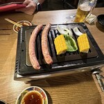 HEY MEAT - 牛タンソーセージ& 焼き野菜盛り合わせ