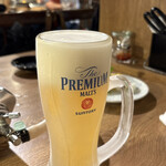 HEY MEAT - 「キンキン生ビール（サントリープレミアムモルツ）」