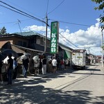 坂内食堂 - 暑い日の、熱い並びになりました