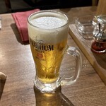 HEY MEAT - キンキン生ビール（サントリープレミアムモルツ）