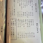 多聞 - メニュー