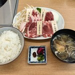 じんぎすかん あんべ - ラム4種食べ比べセット定食