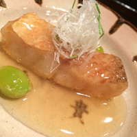 帰燕 - ぐじのから揚げ・ぎんなん・アンをかけて