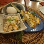 旬の隠れ家 あかり - 前菜3種