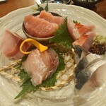 旬の隠れ家 あかり - 刺し身5点盛り