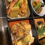 しゃぶ禅 - 子供用のお弁当、丁寧に作られています！子供達には少しはやかったかな、、笑。卵焼きと唐揚げとお魚たべてました。