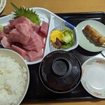 すし食堂　おはん - マグロぶつ刺身定食  1490円