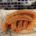 大衆酒場 朝霞 ミフネ - 揚げとうもろこし。