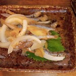 大衆酒場 朝霞 ミフネ - 稚鮎の南蛮漬け。