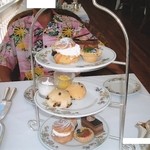 The veranda at The Beachhouse - 2005年の｢アフタヌーン･ティー｣＄28.00