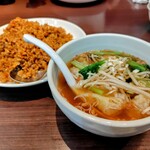 多福菜香 - 麻婆味チャーハン、ワンタンスープ