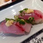 魚屋の200円すし ニューすしセンター - 瀬つきアジ♪
