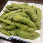 金町製麺 - 茹でたて枝豆　400円