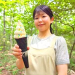 那須高原“しろくろみるく”ソフトクリーム