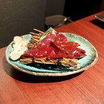 焼肉きたじま - 和牛ハツは見た目で食欲をそそります(o^^o)